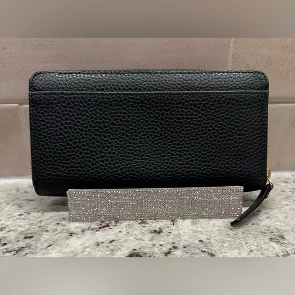 Kate Spade Neda Bridge Place Black Leather Wallet - Picture 2 of 6